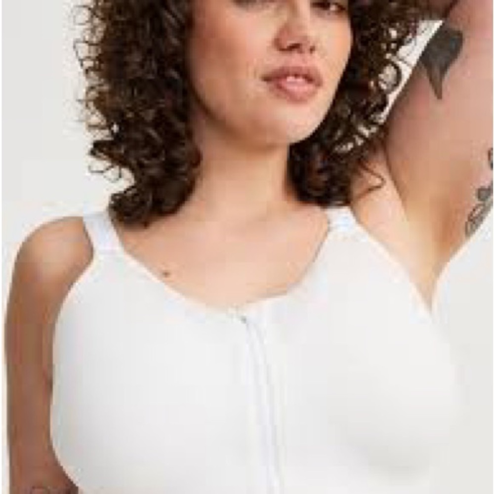 Torrid White Bra Soft Textured Scoop Neck